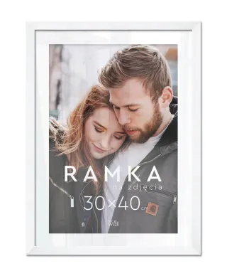Ramka na zdjęcia 30x40 cm Biała