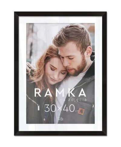 Ramka na zdjęcia 30x40 cm Czarna