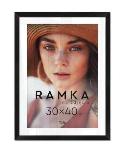 Ramka na zdjęcia 30x40 cm Czarna