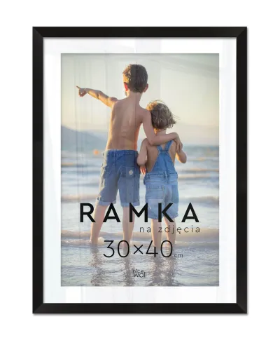 Ramka na zdjęcia 30x40 cm Czarna