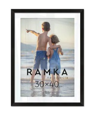 Ramka na zdjęcia 30x40 cm Czarna
