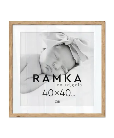 Ramka na zdjęcia 40x40 cm Brzoza