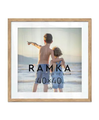 Ramka na zdjęcia 40x40 cm Brzoza