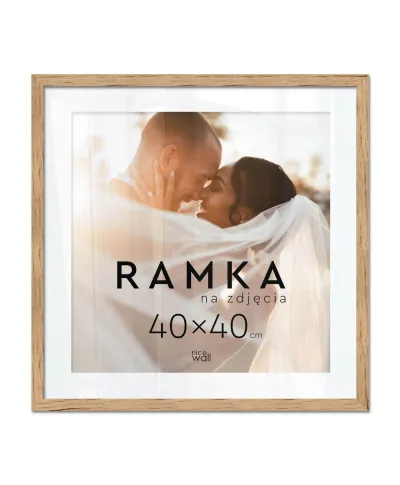 Ramka na zdjęcia 40x40 cm Brzoza