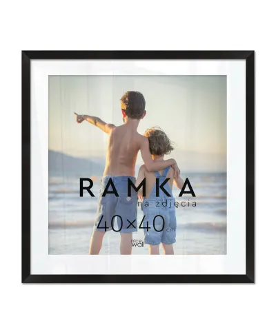 Ramka na zdjęcia 40x40 cm Czarna