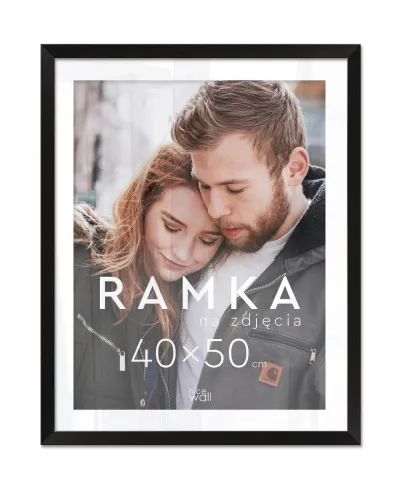 Ramka na zdjęcia 40x50 cm Czarna