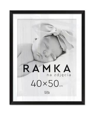 Ramka na zdjęcia 40x50 cm Czarna