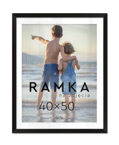 Ramka na zdjęcia 40x50 cm Czarna