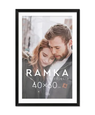 Ramka na zdjęcia 40x60 cm Czarna