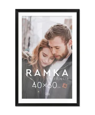 Ramka na zdjęcia 40x60 cm Czarna