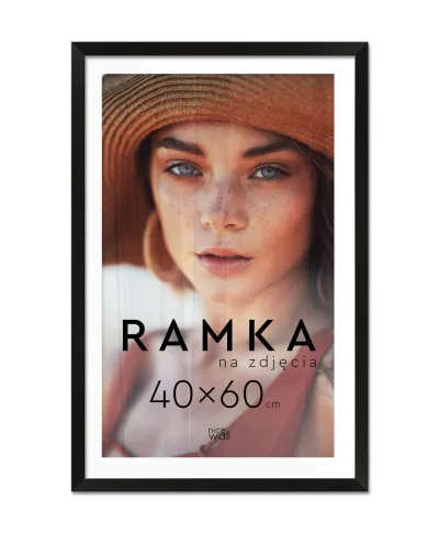 Ramka na zdjęcia 40x60 cm Czarna