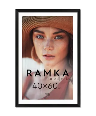 Ramka na zdjęcia 40x60 cm Czarna