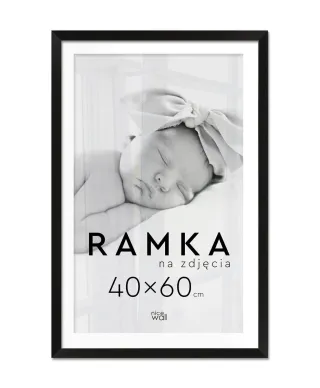 Ramka na zdjęcia 40x60 cm Czarna