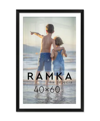 Ramka na zdjęcia 40x60 cm Czarna