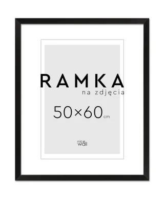Ramka na zdjęcia 50x60 cm Czarna