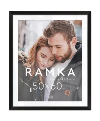 Ramka na zdjęcia 50x60 cm Czarna