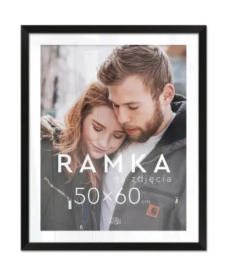 Ramka na zdjęcia 50x60 cm Czarna