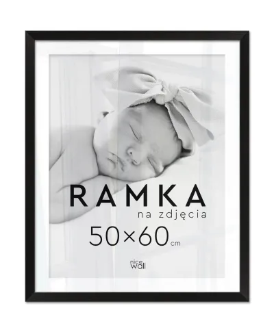 Ramka na zdjęcia 50x60 cm Czarna