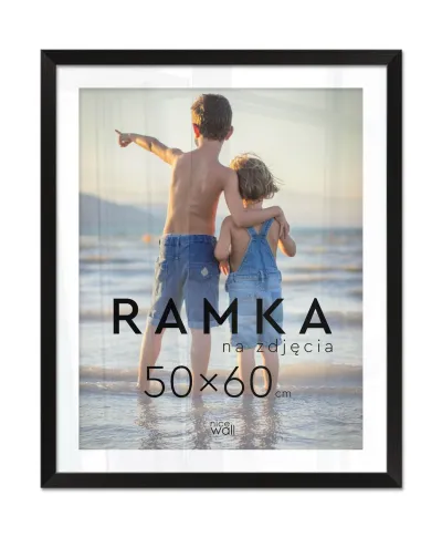 Ramka na zdjęcia 50x60 cm Czarna