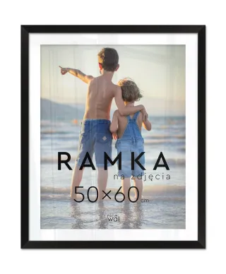 Ramka na zdjęcia 50x60 cm Czarna