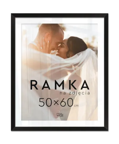 Ramka na zdjęcia 50x60 cm Czarna