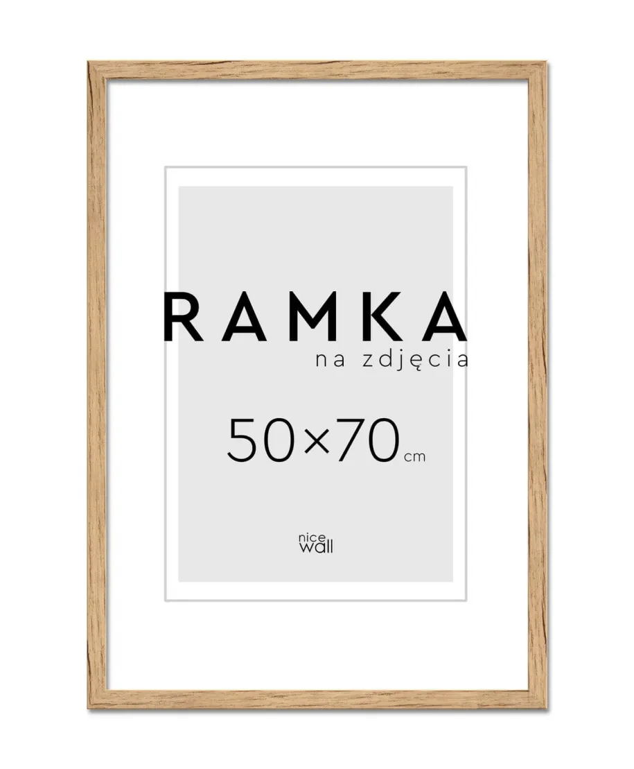 Ramka na zdjęcia B2 50x70 cm Brzoza
