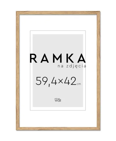 Ramka na zdjęcia A2 59,4x42 cm Brzoza