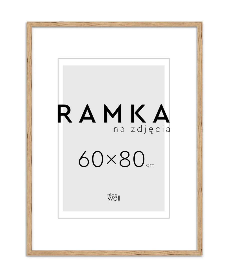 Ramka na zdjęcia 60x80 cm Brzoza