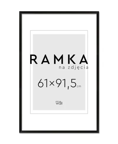 Ramka na zdjęcia 61x91,5 cm Czarna