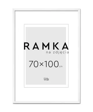Ramka na zdjęcia B1 70x100 cm Biała