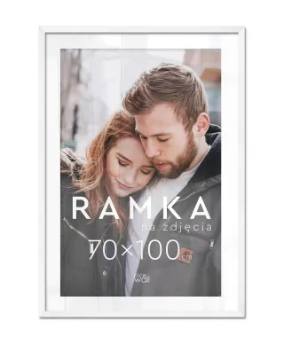 Ramka na zdjęcia B1 70x100 cm Biała