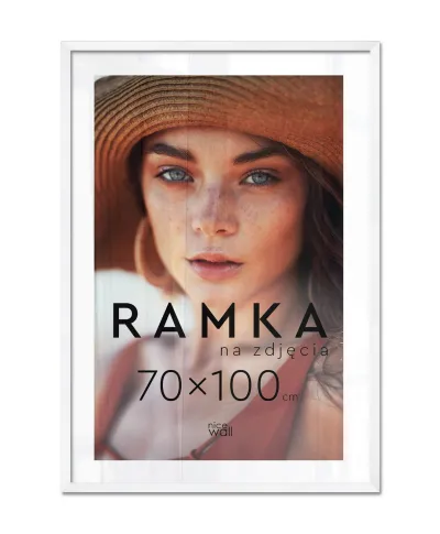 Ramka na zdjęcia B1 70x100 cm Biała