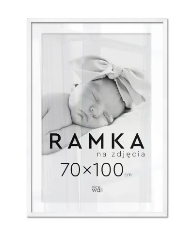 Ramka na zdjęcia B1 70x100 cm Biała
