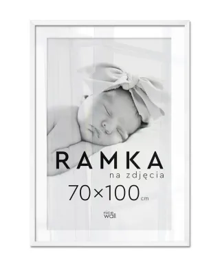 Ramka na zdjęcia B1 70x100 cm Biała