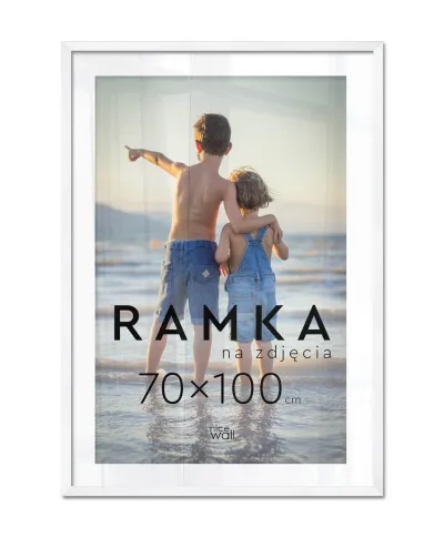 Ramka na zdjęcia B1 70x100 cm Biała