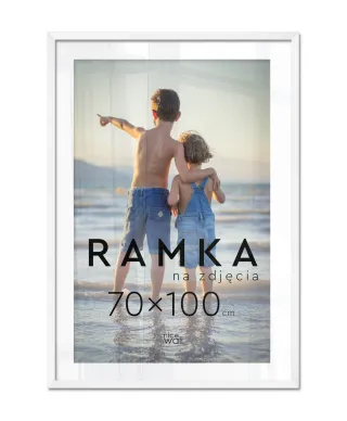 Ramka na zdjęcia B1 70x100 cm Biała