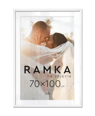 Ramka na zdjęcia B1 70x100 cm Biała