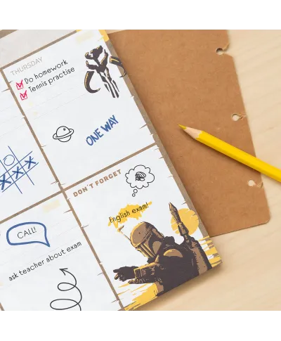 The Book Of Boba Fett - planer tygodniowy A4