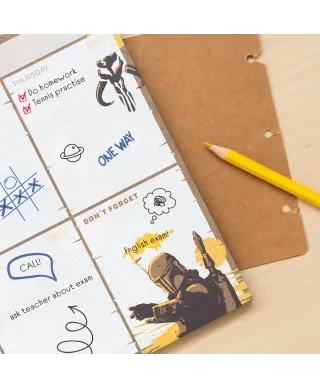 The Book Of Boba Fett - planer tygodniowy A4