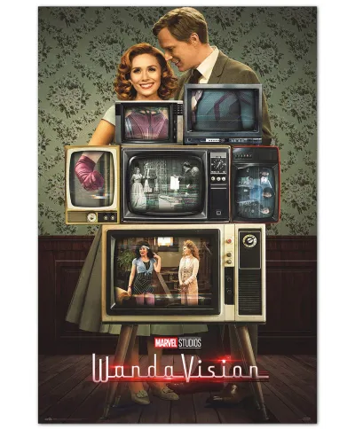 Wandavision Life On TV - plakat