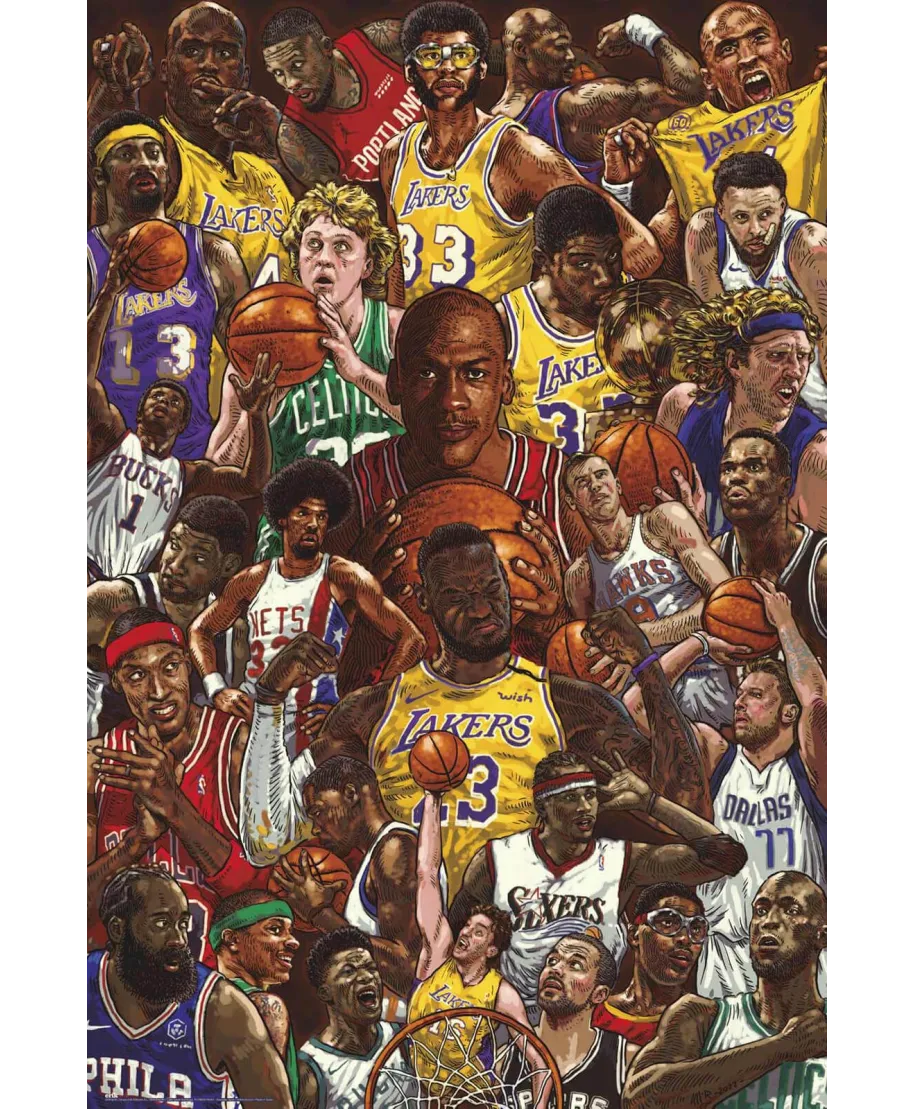 Basketball Superstars - plakat