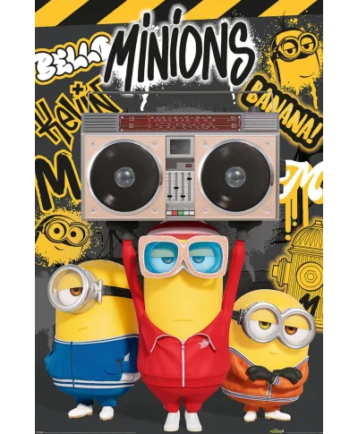 Minionki Wejście Gru Minions - plakat