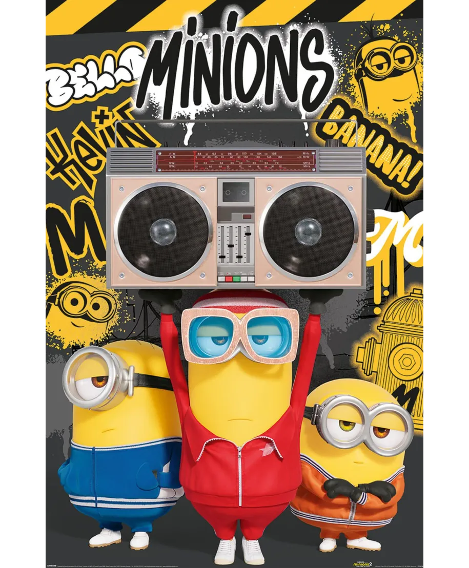 Minionki Wejście Gru Minions - plakat