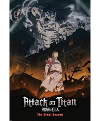 Attack On Titan S4 Eren Onslaught - plakat