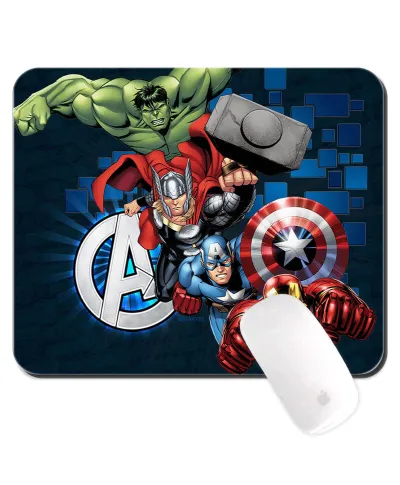 Marvel Iron Man, Captain America, Hulk, Thor - podkładka pod myszkę