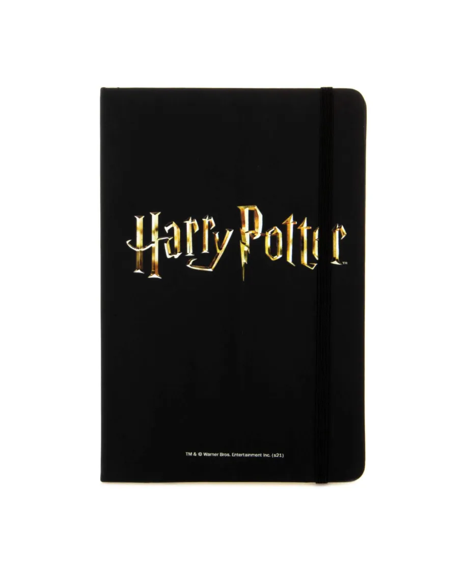 Harry Potter Gold Logo - notes A5