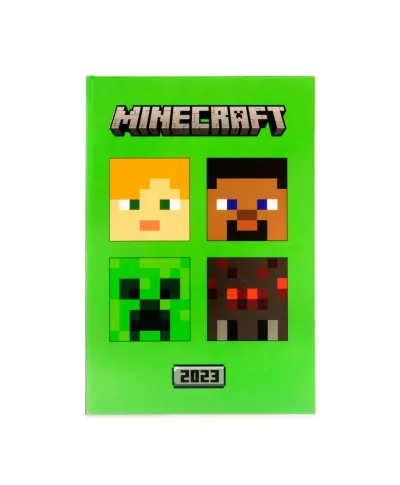 Minecraft - dziennik A5 kalendarz 2023
