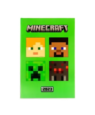 Minecraft - dziennik A5 kalendarz 2023