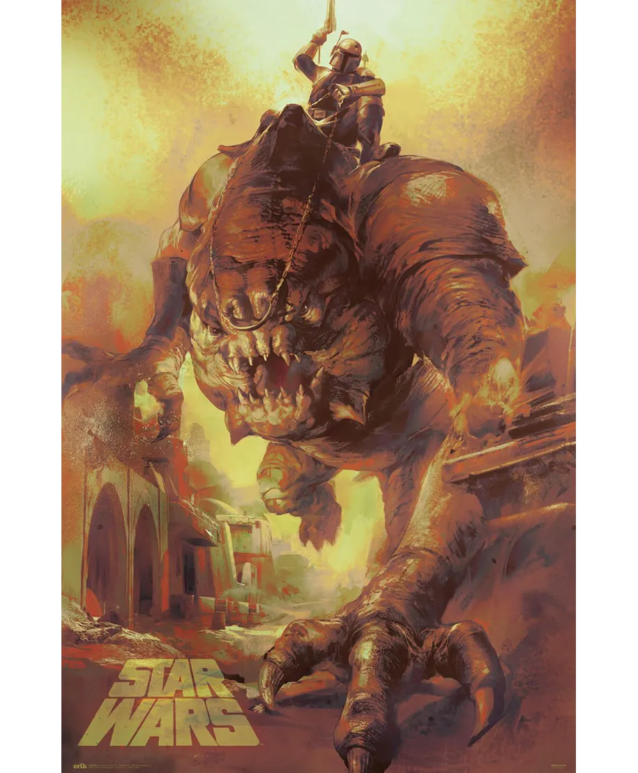 Star Wars Rancor Ride - plakat