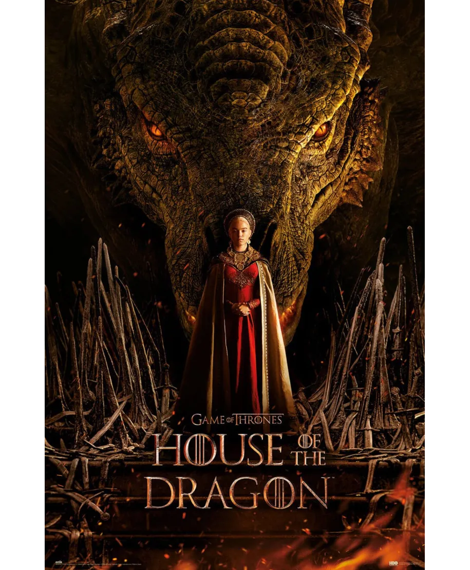 House Of The Dragon Rhaenyra Targaryen - plakat